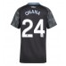 Maillot de foot Aston Villa Amadou Onana #24 Extérieur vêtements Femmes 2025-26 Manches Courtes